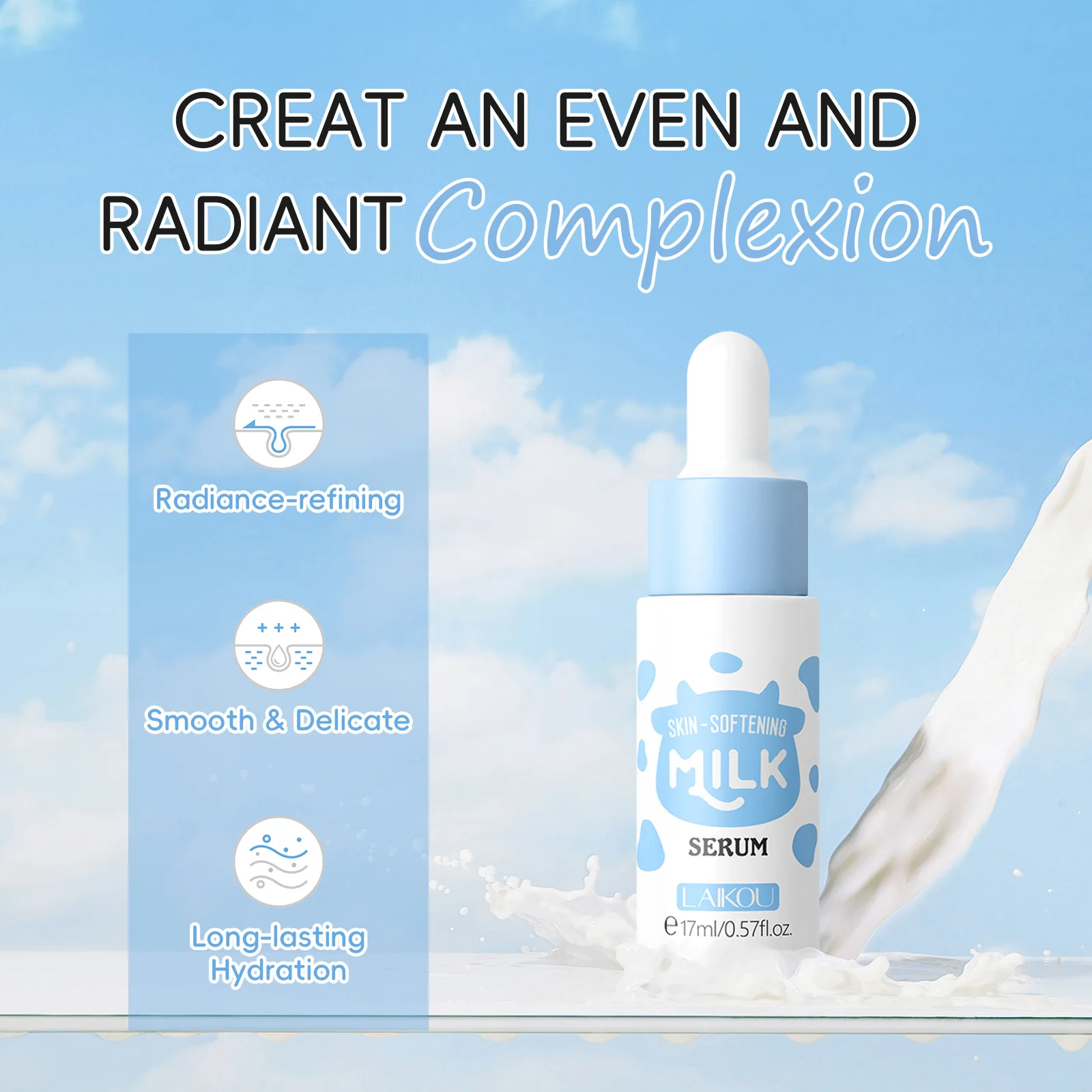Alpha Arbutin Serum - Siero Viso al Latte 17ml per
