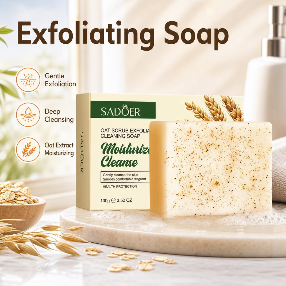 Sapone Esfoliante all'Avena, D - Skincare Oat recensione e prezzo