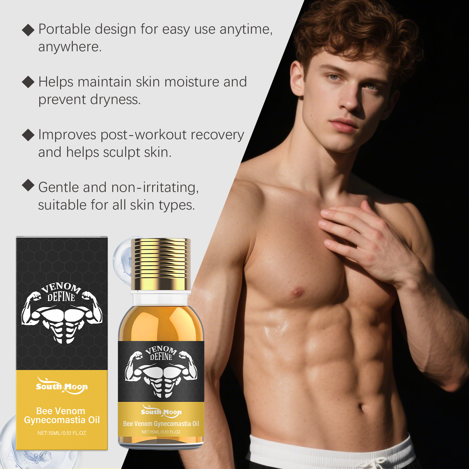 Veleno d'api Olio per ginecoma - Skincare Natur E recensione e prezzo