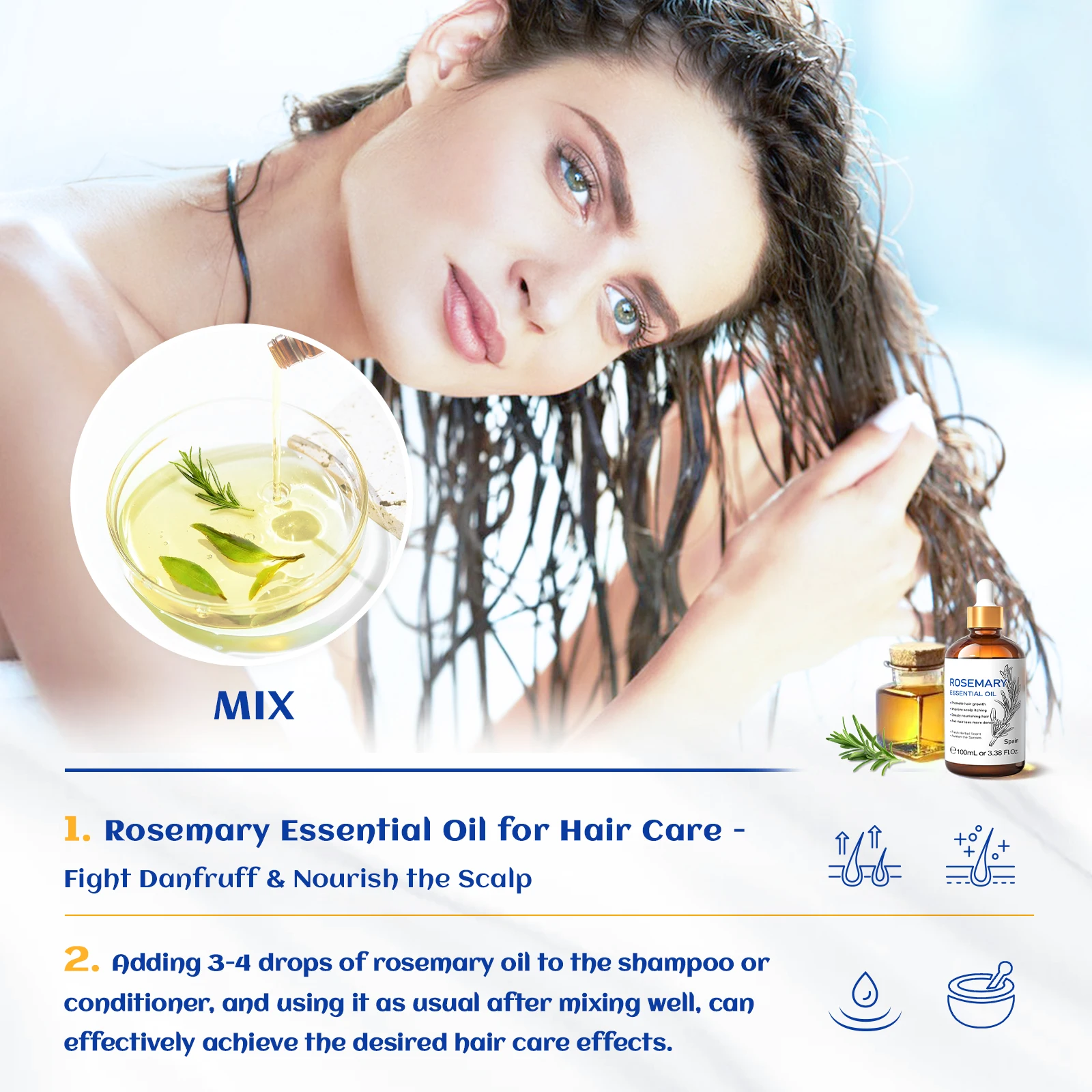 HIQILI Oli essenziali al rosma - Skincare Skin 1004 recensione e prezzo
